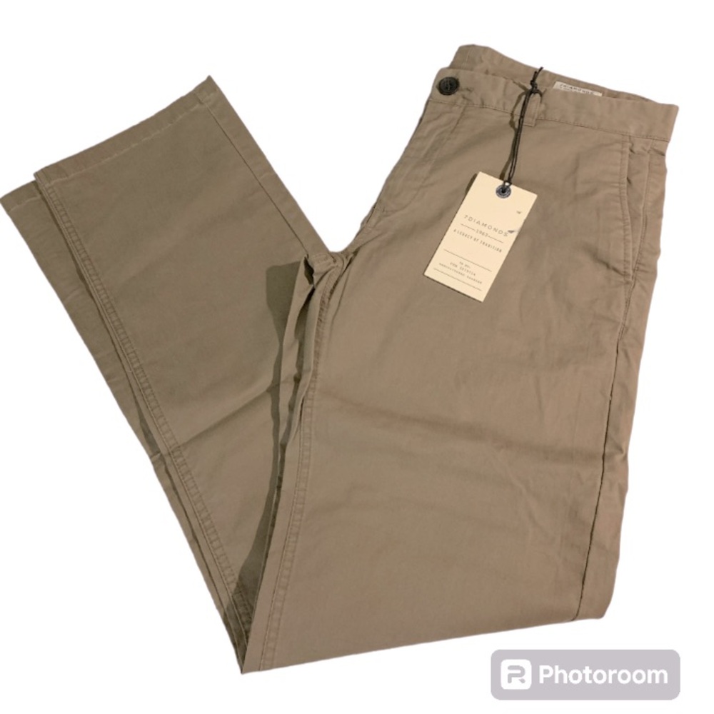 New 7 Diamonds Journey Straight Leg Chino Mens size 30 x 34